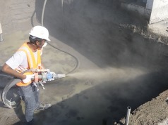 Gunite Material Spraying Dubai