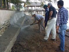 Gunite Seawall Repair Job Alabama USA